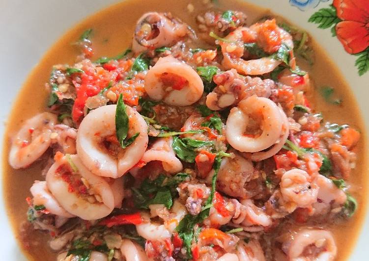 Cumi sambal kemangi