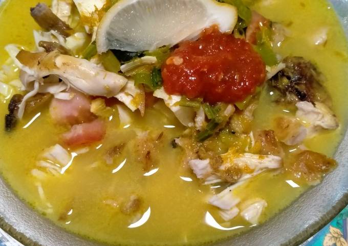 Soto Ayam betawi (with santan)