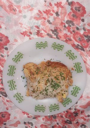 Enchilada virslis-babbal rétegezve glutén és tejmentesen recept fotója