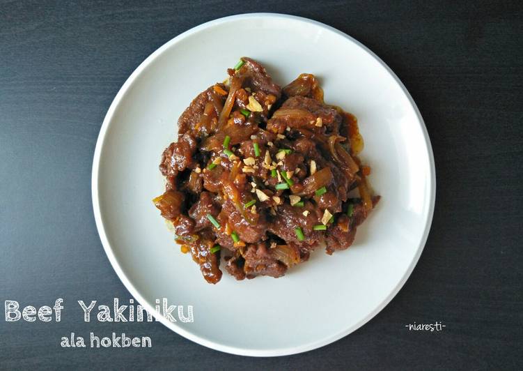 Resep Beef Yakiniku Ala Hokben oleh Nia Resti Aza Cookpad