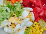 Una foto de ensalada fresca