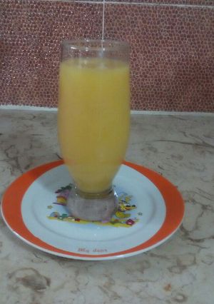 عکسی از دستور آب انبه تابستانی