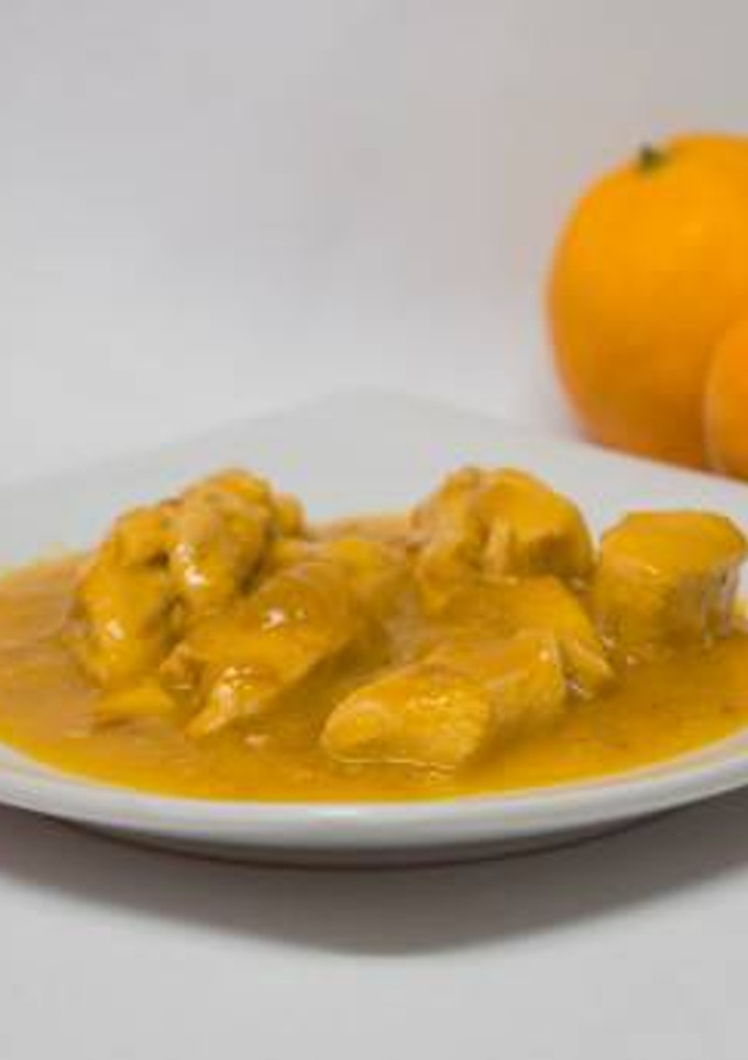 Una foto de Pechuga de pollo a la naranja