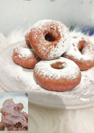 Foto resep Donat Ubi Ungu Empuk, Menul, Anti Gagal