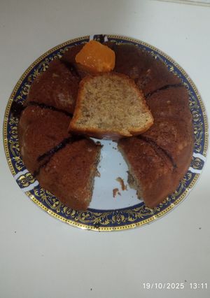 عکسی از دستور کیک خرمالو