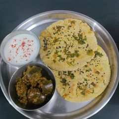 A picture of Gluten free Kulcha.