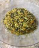 Risotto integral con verduras
