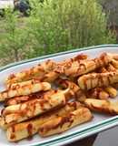Extra puha sós-sajtos-baconos rúd kókusztejből!