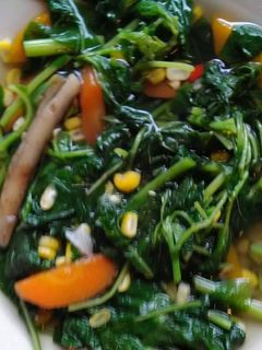Foto resep Sayur bayam bening segar