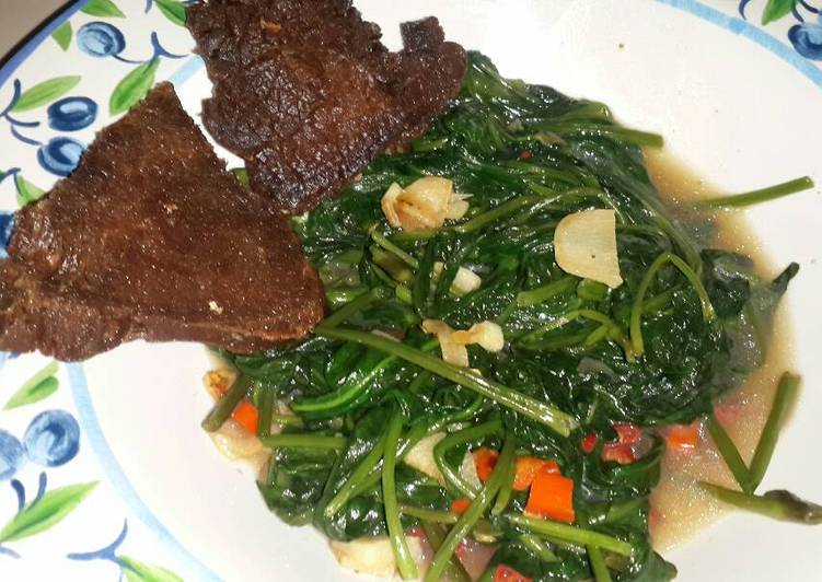 Bumbu Ca Kangkung Terasi (daur ulang) | Bahan Membuat Ca Kangkung Terasi (daur ulang) Yang Enak Dan Mudah