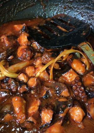 Foto resep Gurita saus padang