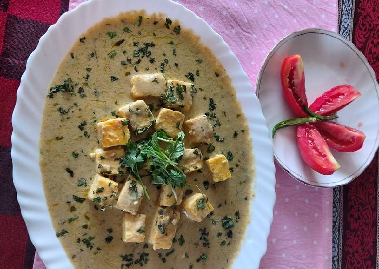 Steps to Prepare Favorite Shahi paneer chaman/ simple and easy delicious creamy dish
