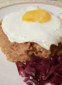 Corned Beef Hash with a fried egg on top