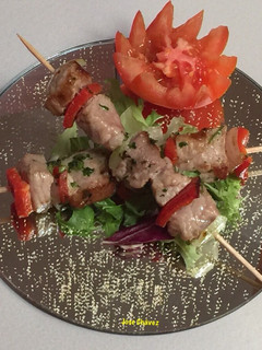 Una foto de Brochetas de magro de cerdo