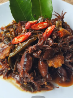 Foto resep Baby Cumi lada hitam