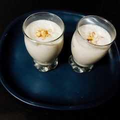 A picture of Thandai Lassi.