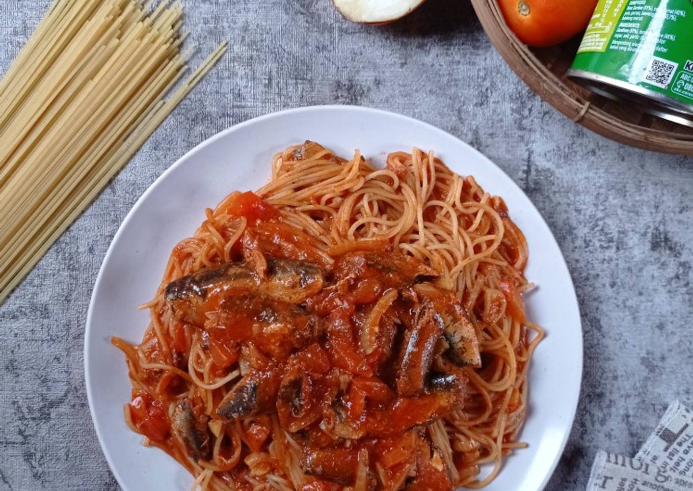 Cara Gampang Menyiapkan Spaghetti sarden yang Menggugah Selera