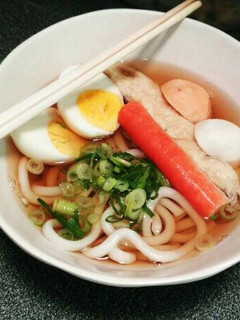 Foto resep Udon with clear soup