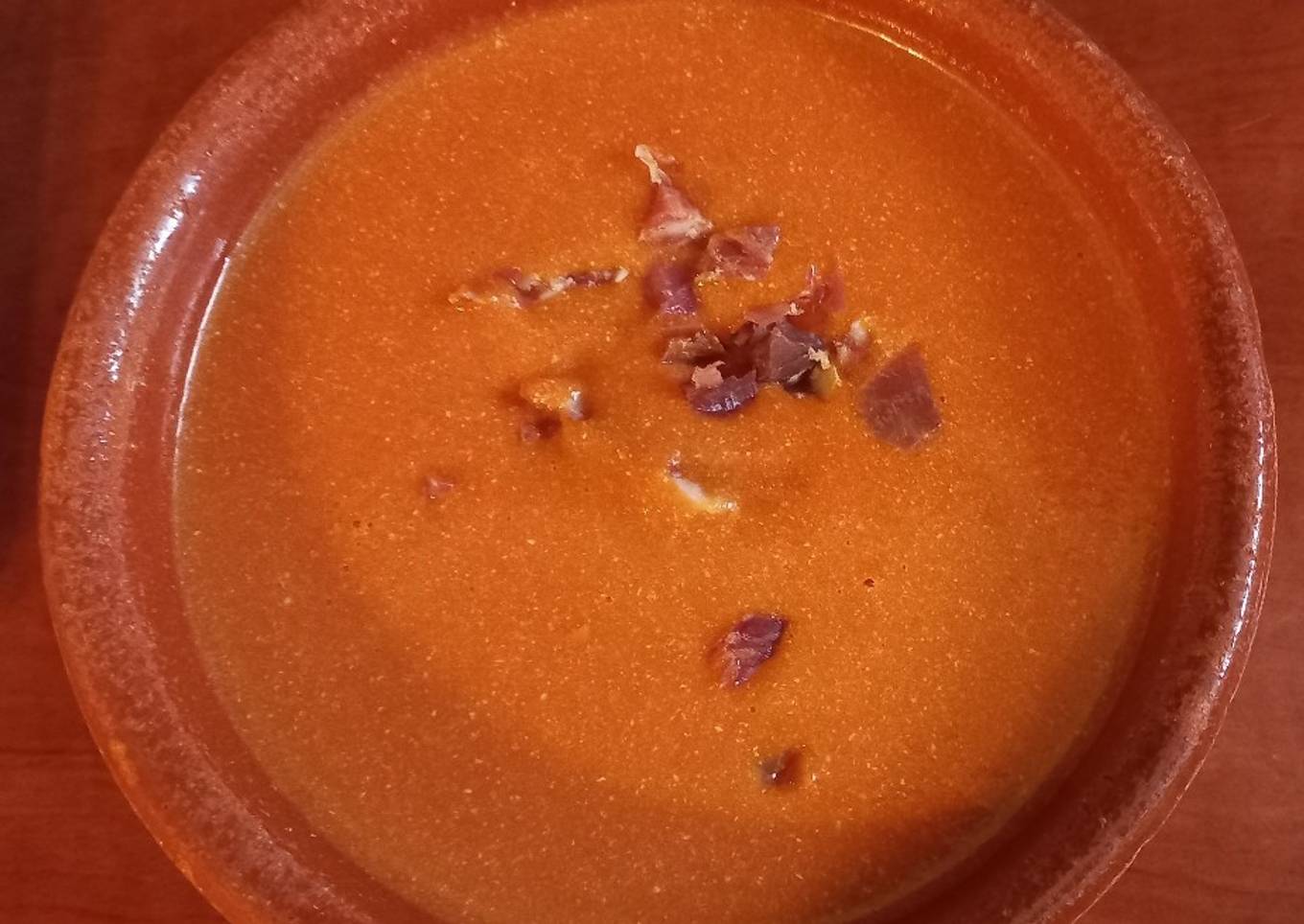 Salmorejo exprés de Dieta (sin pan)