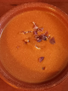 Una foto de Salmorejo exprés de Dieta (sin pan)