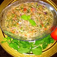 A picture of Tomato salsa.