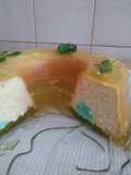 Bolo de Iogurte, enformado com gelatina