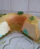 Bolo de Iogurte, enformado com gelatina