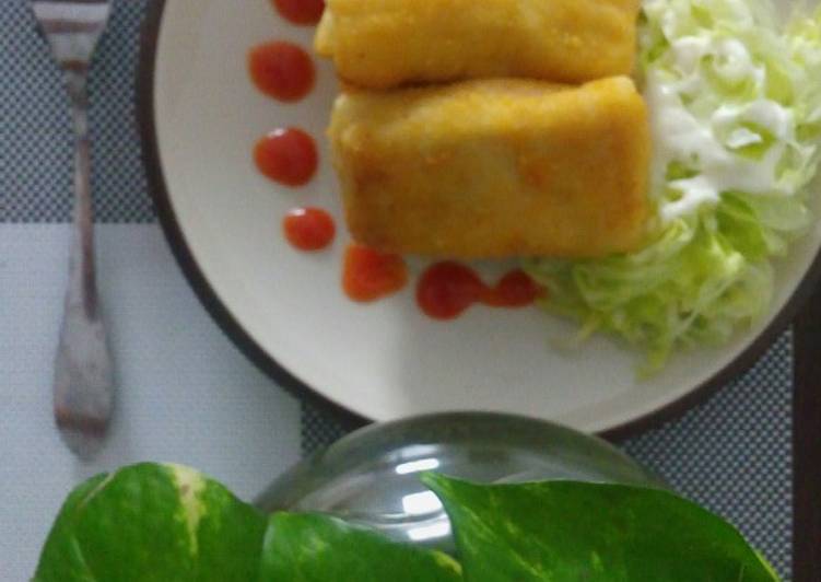 Resep Risoles Ragout Ayam w/ Salad Lezat Sekali
