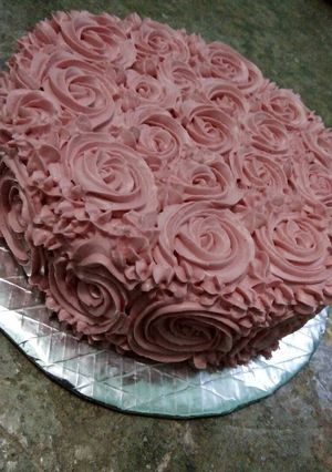 Foto resep Rainbow cake kukus simpel