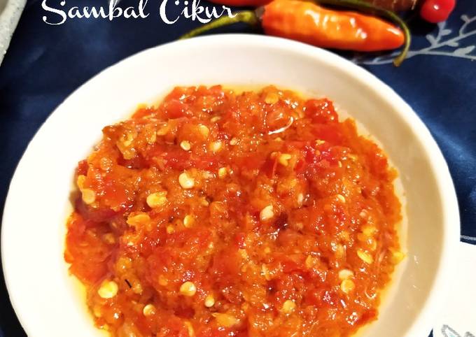 Sambal Cikur (Sambal nya aneka makanan)