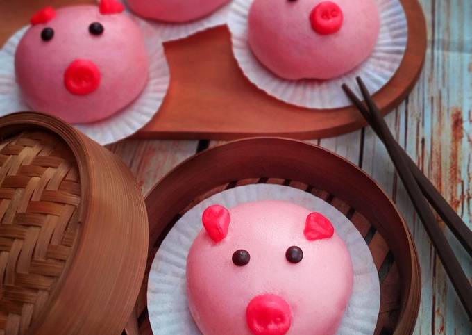 Bakpao Karakter Pinky Piggy