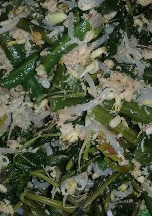 Foto resep Urap lembayung kacang kecambah minimalis