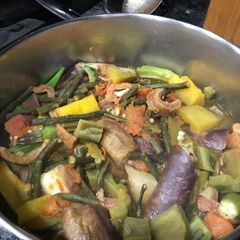 A picture of Auntie’s Ilocano Pinakbet.