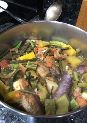 A picture of Auntie’s Ilocano Pinakbet.