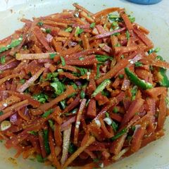 A picture of Carrots Achar.