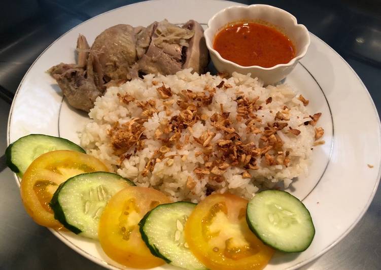 Resep Nasi Ayam Hainam/Hainan Chicken Rice, Lezat