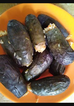 صورة لوصفة محشي الباذنجان