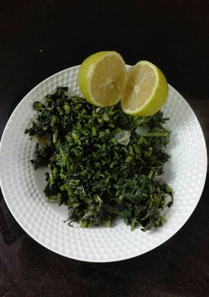 صورة لوصفة خبيزه من سهل مرج بن عامر