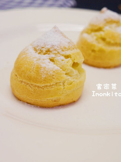 香草餡奶油泡芙 的食譜成品照片