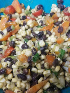 A picture of Black Bean and Corn Salad.