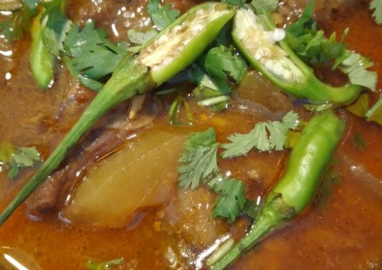 Lauki mutton ka salan