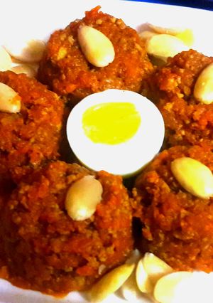 A picture of Gajer ka Halwa.#.