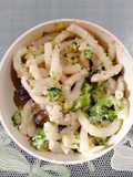 🍝Creamy Silken Tofu Peanut Butter Udon (broccoli, shiimeji mushrooms) | mie cream tahu kacang