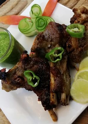 A picture of Lemon chilli chops.