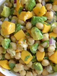A picture of Chickpea salad.
