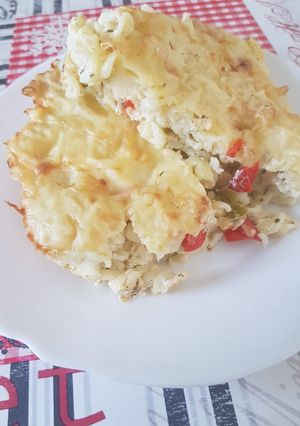 Mozzarellás csirkés tészta recept fotója