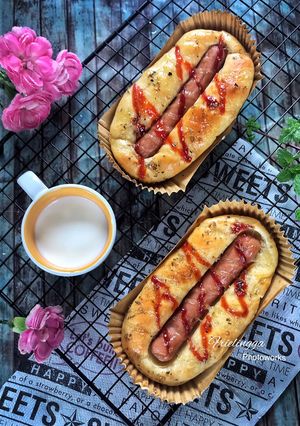 Foto resep Roti Sosis Lembut ala Korean Bakery