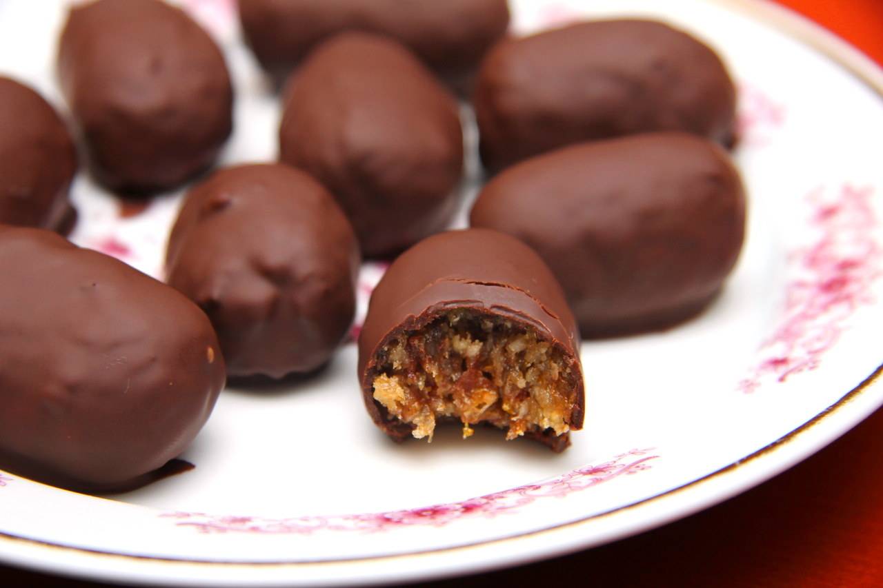 Diós-narancsos szaloncukor recept recept fotó