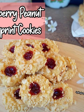 Recipe 🌸Strawberry Peanut Thumbprint Cookies the So Delicious So Delicious