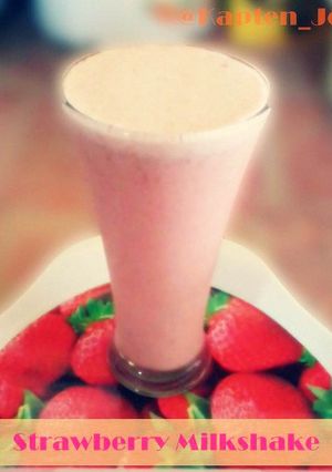 Foto resep Strawberry Milkshake